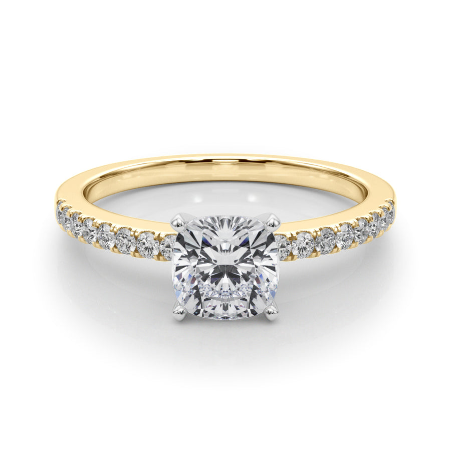 ENGAGEMENT RINGS SINGLE ROW PRONG SET - Image 9