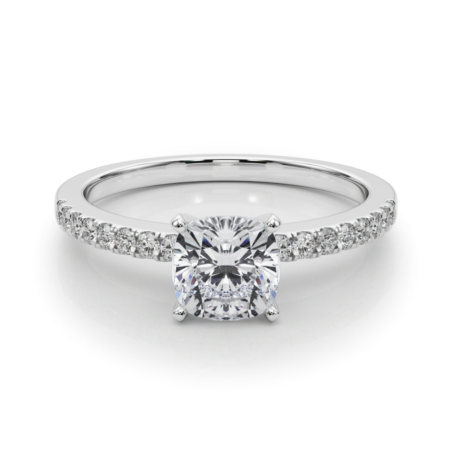 ENGAGEMENT RINGS SINGLE ROW PRONG SET - Image 10