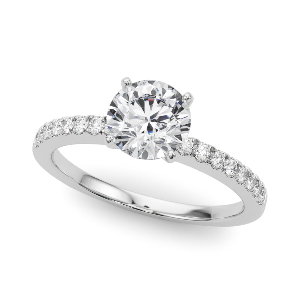 ENGAGEMENT RINGS SINGLE ROW PRONG SET - Image 2