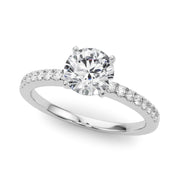 ENGAGEMENT RINGS SINGLE ROW PRONG SET - Image 2