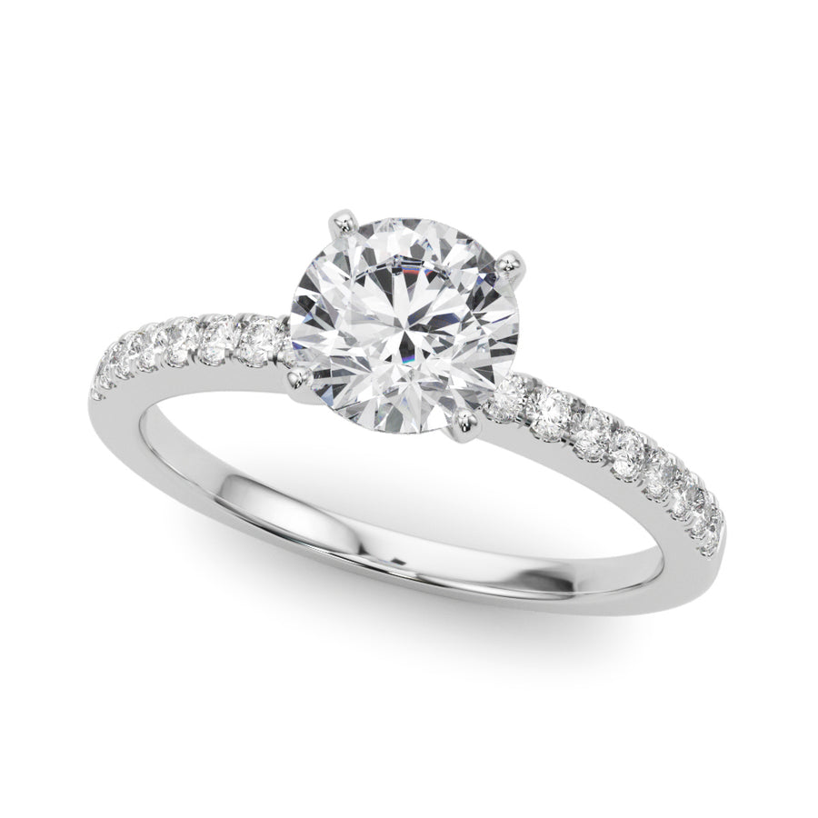 ENGAGEMENT RINGS SINGLE ROW PRONG SET - Image 2