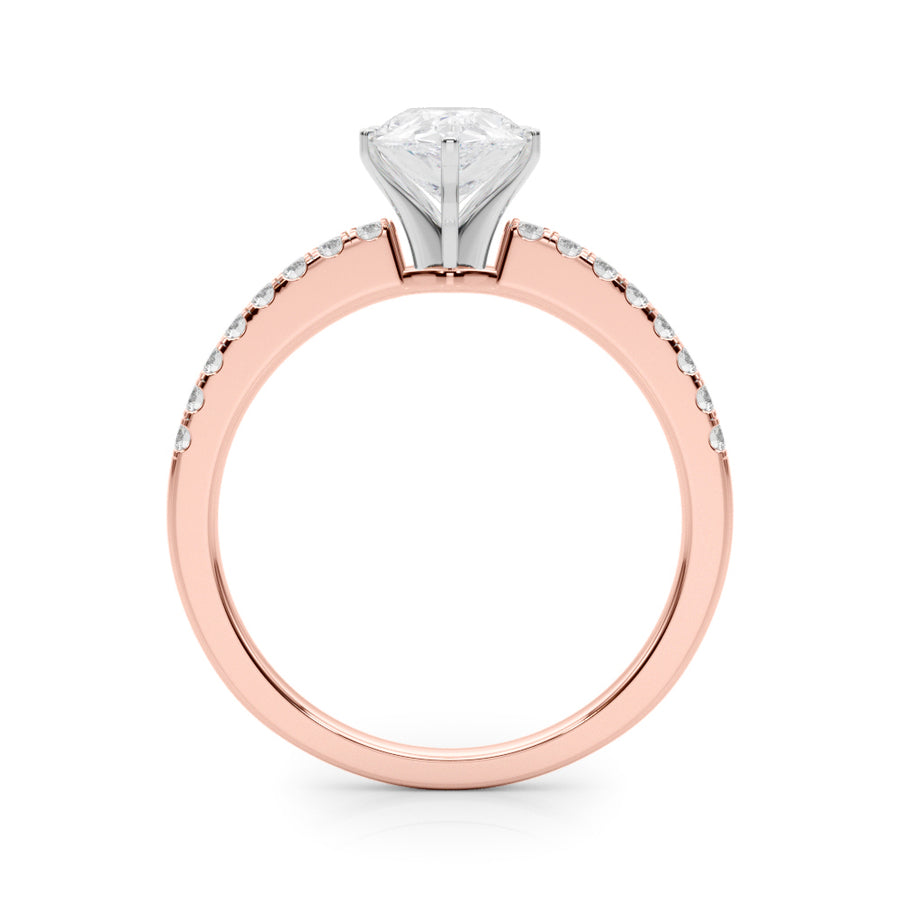 ENGAGEMENT RINGS SINGLE ROW PRONG SET - Image 5