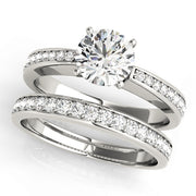 ENGAGEMENT RINGS SINGLE ROW CHANNEL SET - Image 4