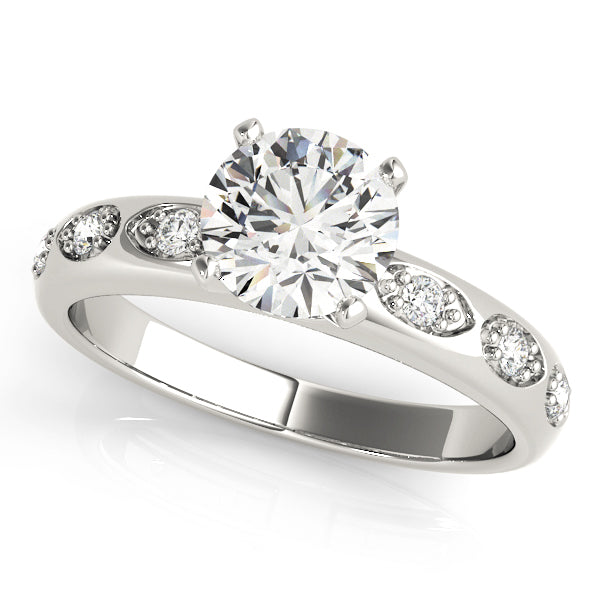 ENGAGEMENT RINGS SINGLE ROW PRONG SET - Image 2