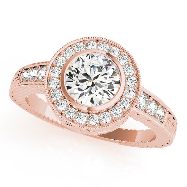 ENGAGEMENT RINGS HALO ROUND - Image 9