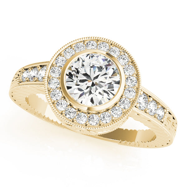 ENGAGEMENT RINGS HALO ROUND - Image 6