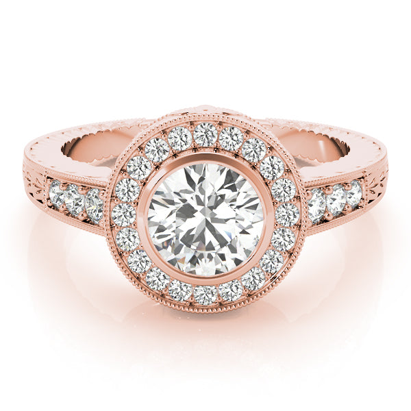 ENGAGEMENT RINGS HALO ROUND - Image 4