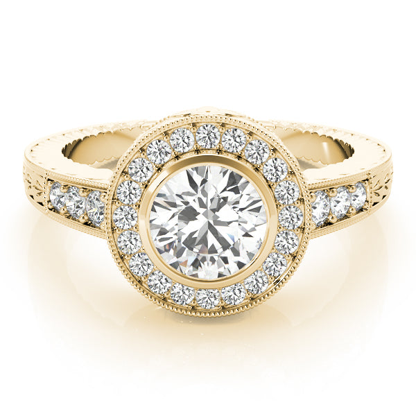 ENGAGEMENT RINGS HALO ROUND - Image 8