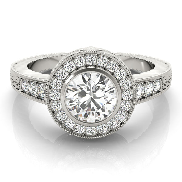 ENGAGEMENT RINGS HALO ROUND - Image 5