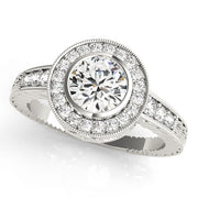 ENGAGEMENT RINGS HALO ROUND - Image 2