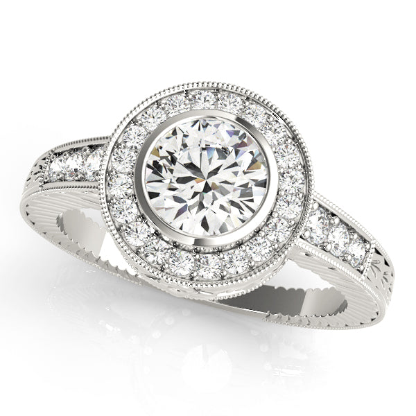 ENGAGEMENT RINGS HALO ROUND - Image 2