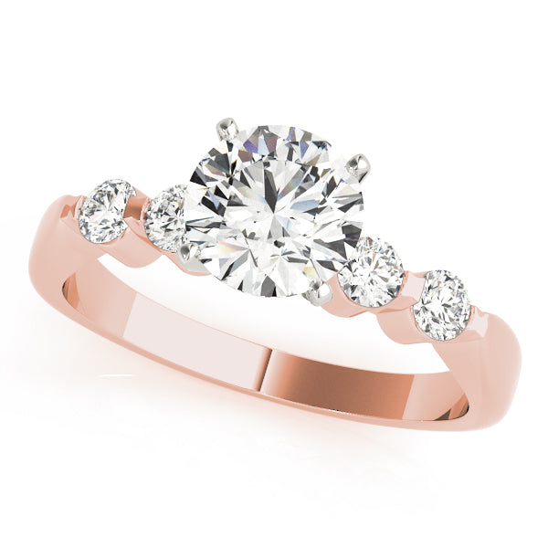 ENGAGEMENT RINGS SINGLE ROW PRONG SET - Image 4