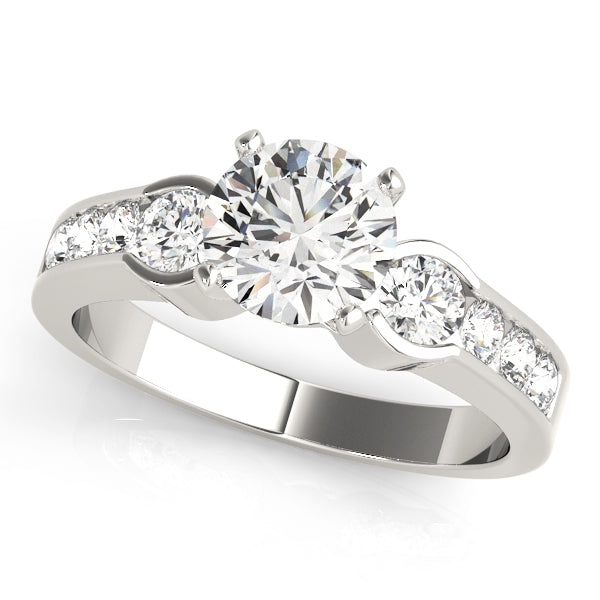 ENGAGEMENT RINGS 3 STONE ROUND - Image 2