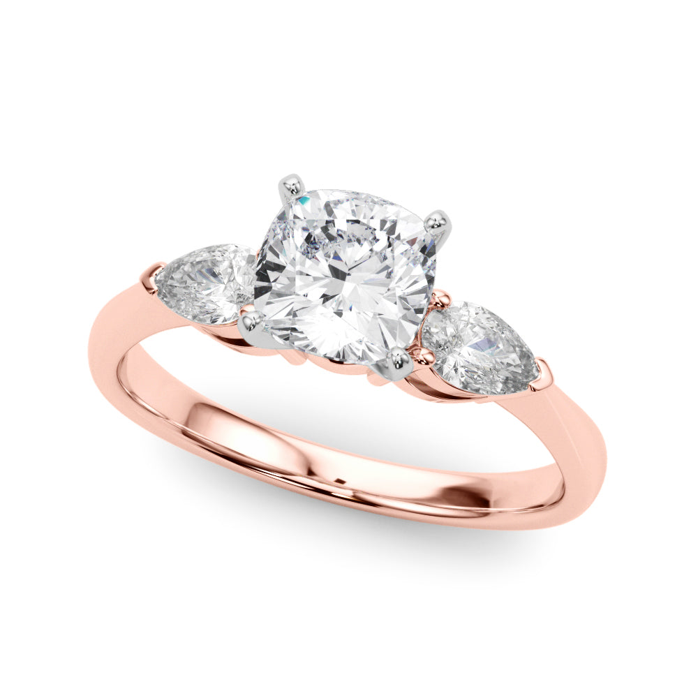 ENGAGEMENT RINGS 3 STONE PEAR - Image 3