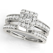 ENGAGEMENT RINGS HALO SQUARE & CUSHION - Image 3