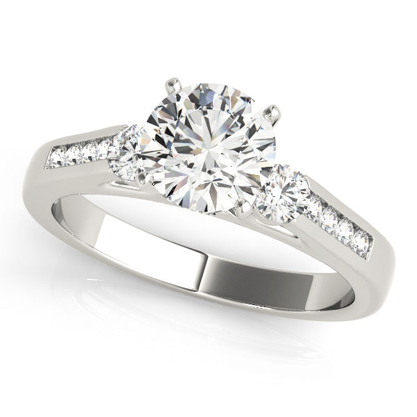 ENGAGEMENT RINGS 3 STONE ROUND - Image 2