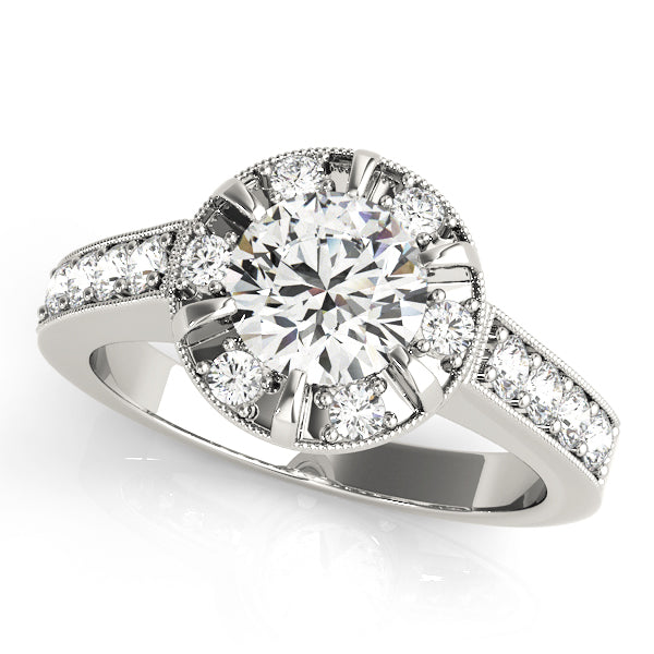 ENGAGEMENT RINGS HALO ROUND - Image 2