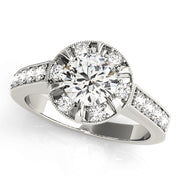 ENGAGEMENT RINGS HALO ROUND - Image 2