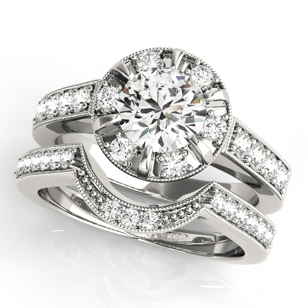 ENGAGEMENT RINGS HALO ROUND - Image 7