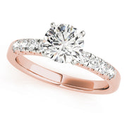 ENGAGEMENT RINGS SINGLE ROW PRONG SET - Image 4