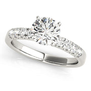 ENGAGEMENT RINGS SINGLE ROW PRONG SET - Image 2