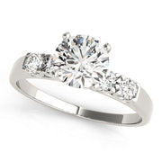 ENGAGEMENT RINGS SINGLE ROW PRONG SET - Image 2