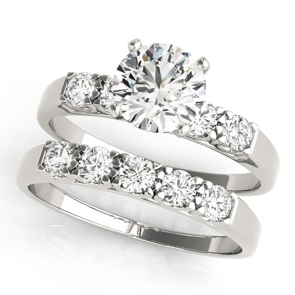 ENGAGEMENT RINGS SINGLE ROW PRONG SET - Image 8