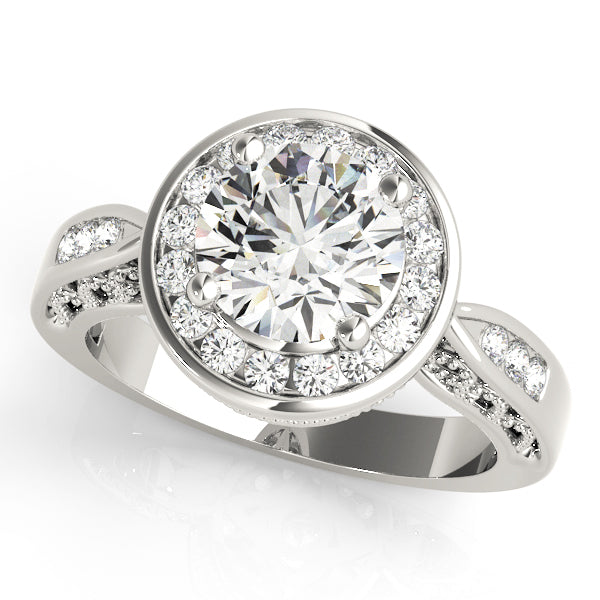 ENGAGEMENT RINGS HALO ROUND - Image 2