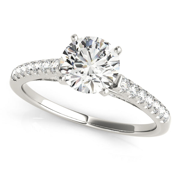 ENGAGEMENT RINGS SINGLE ROW PRONG SET - Image 2