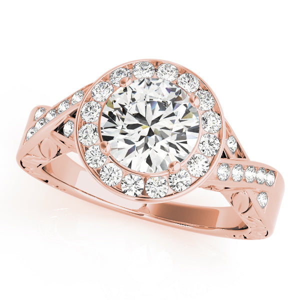 ENGAGEMENT RINGS HALO ROUND - Image 3