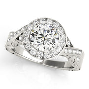 ENGAGEMENT RINGS HALO ROUND - Image 2