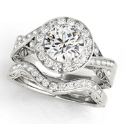 ENGAGEMENT RINGS HALO ROUND - Image 5
