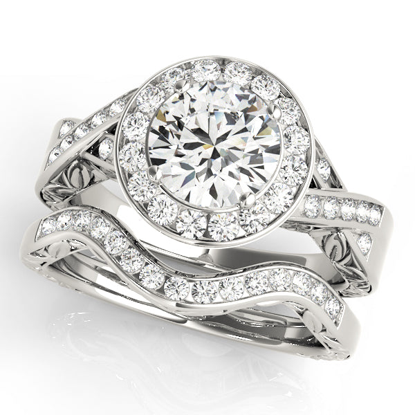 ENGAGEMENT RINGS HALO ROUND - Image 5
