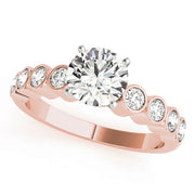 ENGAGEMENT RINGS SINGLE ROW BEZEL SET - Image 6