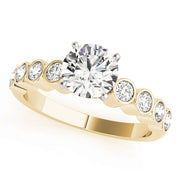 ENGAGEMENT RINGS SINGLE ROW BEZEL SET - Image 9