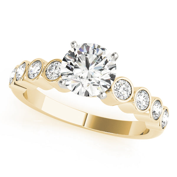 ENGAGEMENT RINGS SINGLE ROW BEZEL SET - Image 9