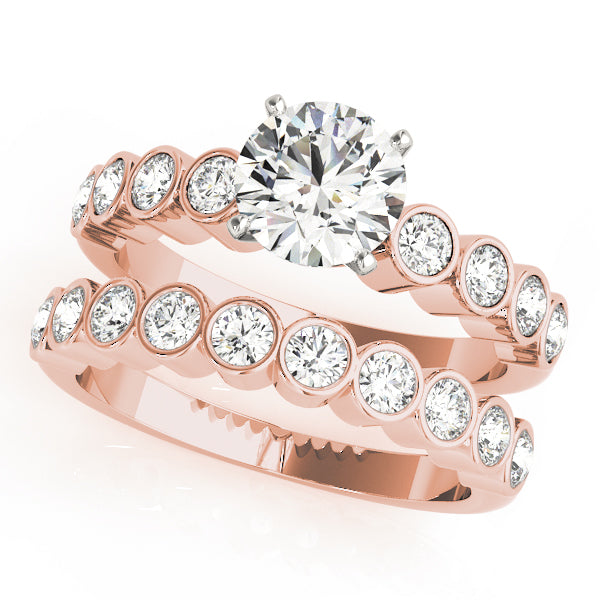 ENGAGEMENT RINGS SINGLE ROW BEZEL SET - Image 3