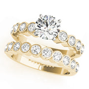 ENGAGEMENT RINGS SINGLE ROW BEZEL SET - Image 8