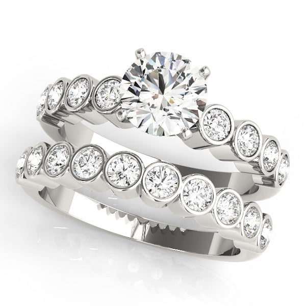 ENGAGEMENT RINGS SINGLE ROW BEZEL SET - Image 7