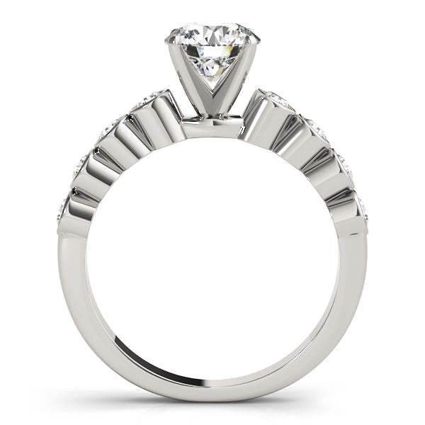 ENGAGEMENT RINGS SINGLE ROW BEZEL SET - Image 4