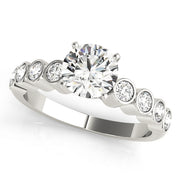 ENGAGEMENT RINGS SINGLE ROW BEZEL SET - Image 2
