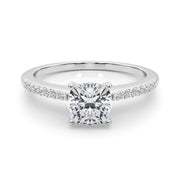 ENGAGEMENT RINGS SINGLE ROW PRONG SET - Image 10
