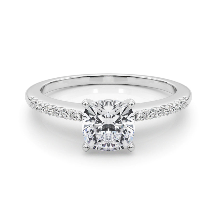 ENGAGEMENT RINGS SINGLE ROW PRONG SET - Image 10