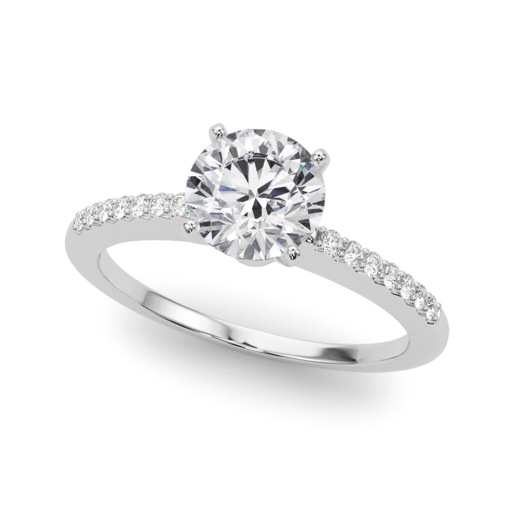 ENGAGEMENT RINGS SINGLE ROW PRONG SET - Image 2