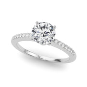 ENGAGEMENT RINGS SINGLE ROW PRONG SET - Image 2