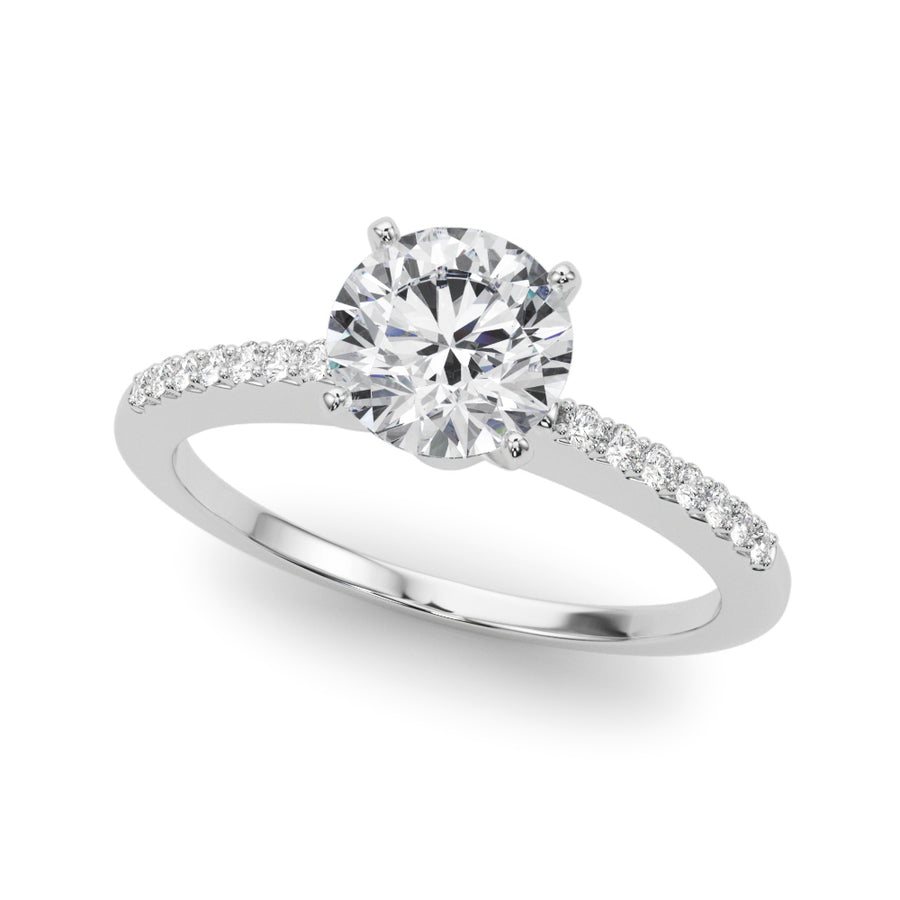 ENGAGEMENT RINGS SINGLE ROW PRONG SET - Image 2