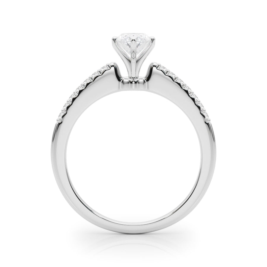 ENGAGEMENT RINGS SINGLE ROW PRONG SET - Image 8
