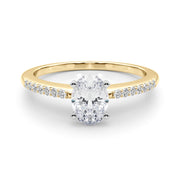ENGAGEMENT RINGS SINGLE ROW PRONG SET - Image 6