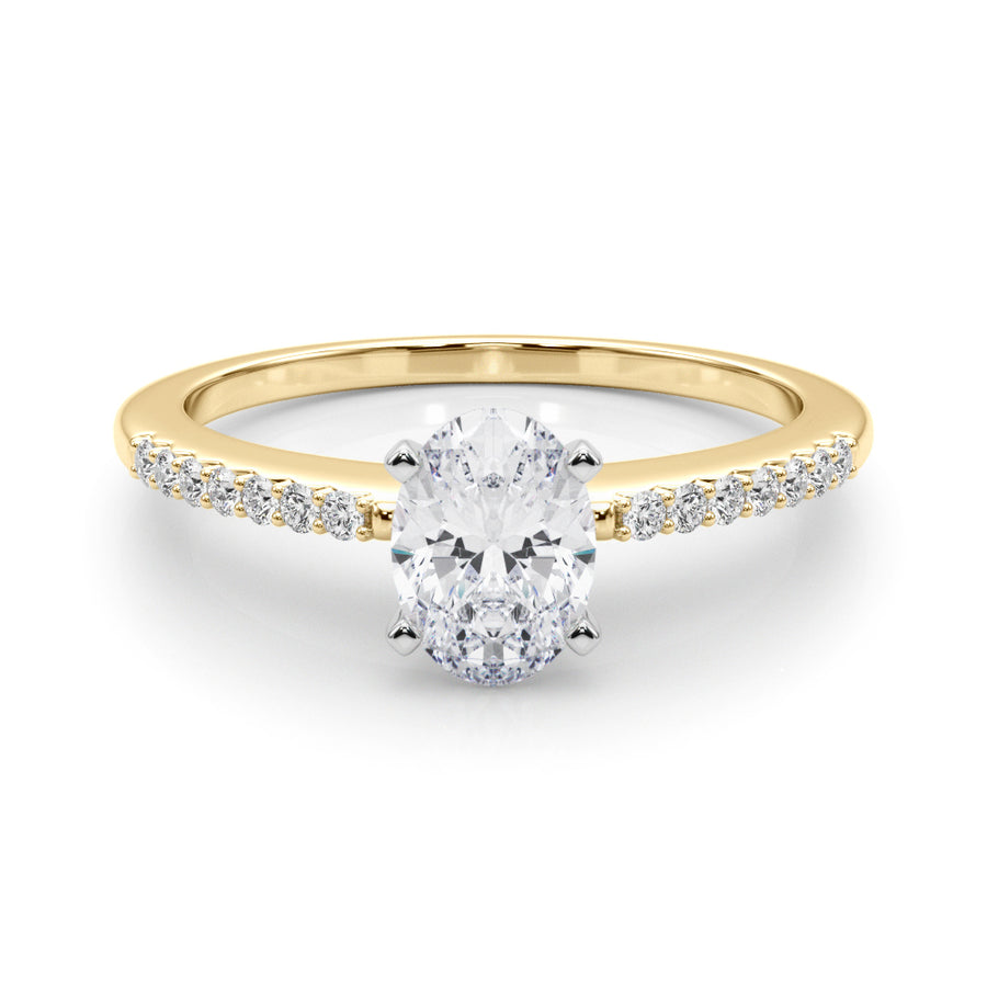 ENGAGEMENT RINGS SINGLE ROW PRONG SET - Image 6