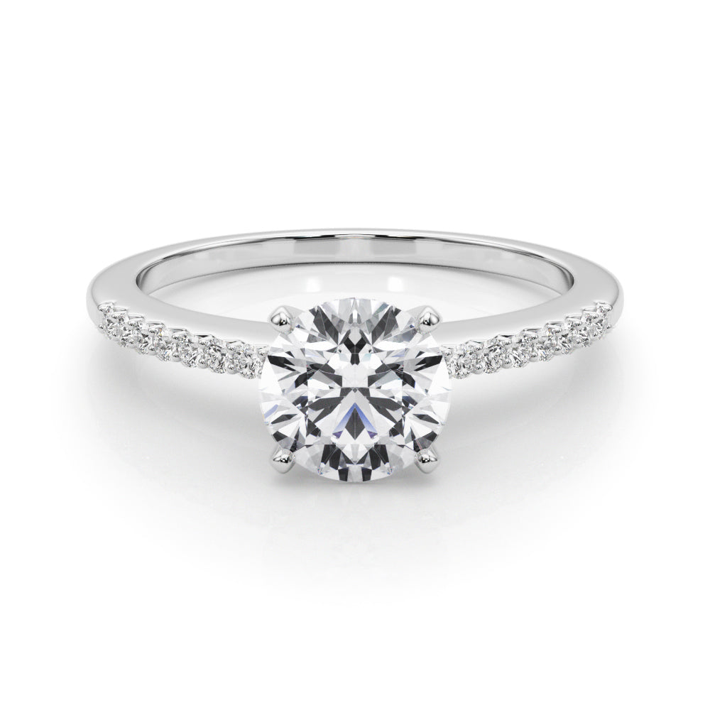 ENGAGEMENT RINGS SINGLE ROW PRONG SET - Image 3